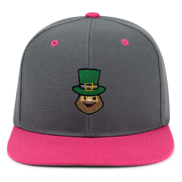 Leprechaun Snapback Hat Embroidered Hip-Hop Baseball Cap Irish England St Pauls Day