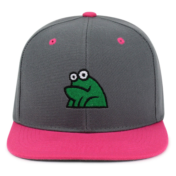 Frog Snapback Hat Embroidered Hip-Hop Baseball Cap Funny