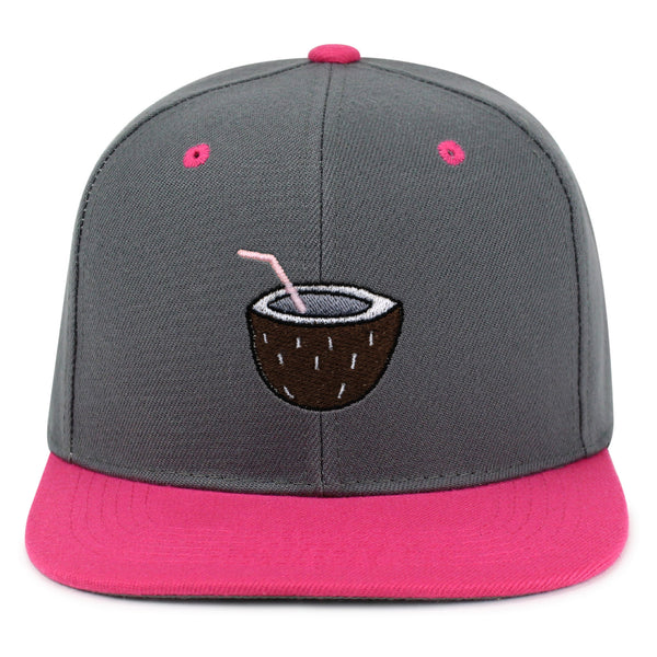 Coconut Snapback Hat Embroidered Hip-Hop Baseball Cap Juice Tree