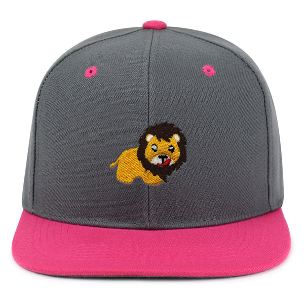 Lion Snapback Hat Embroidered Hip-Hop Baseball Cap Zoo King