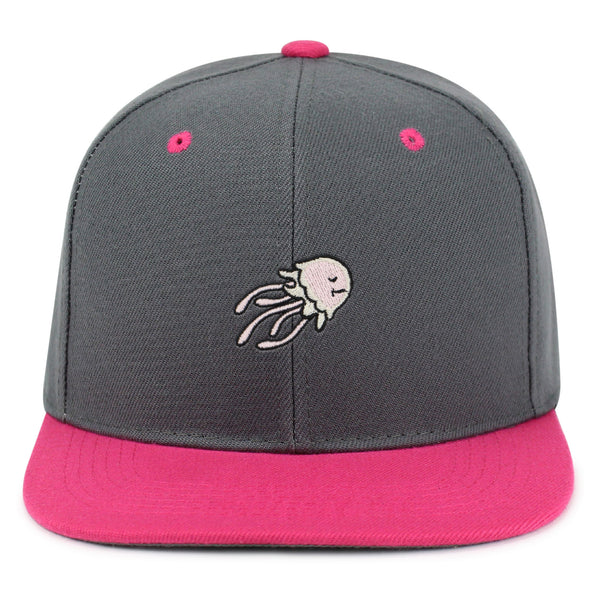 Jellyfish Snapback Hat Embroidered Hip-Hop Baseball Cap Fish Nature