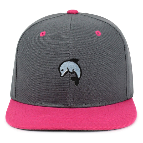 Dolphin Snapback Hat Embroidered Hip-Hop Baseball Cap Ocean Cute
