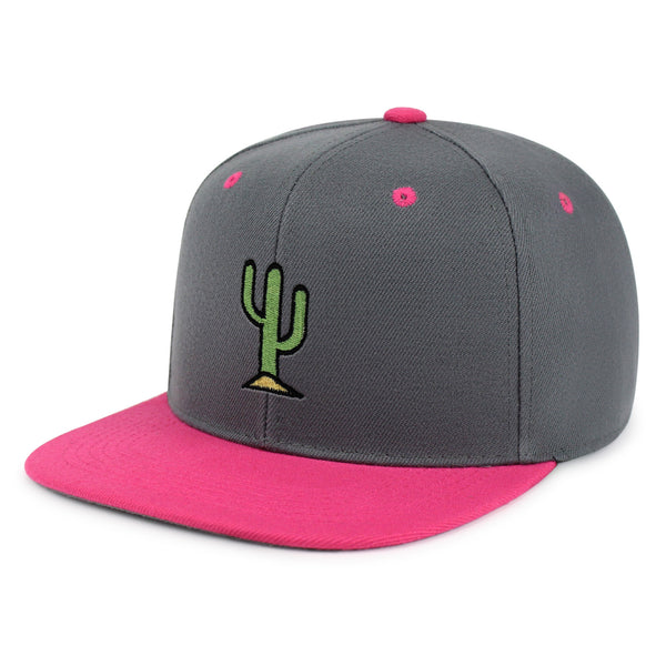 Cactus Snapback Hat Embroidered Hip-Hop Baseball Cap Desert Hot