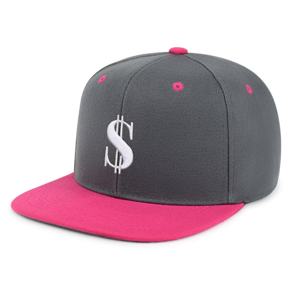 Dollar Sign Snapback Hat Embroidered Hip-Hop Baseball Cap Money Cash