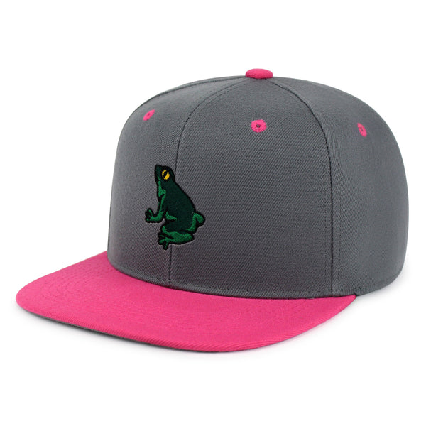 Frog Snapback Hat Embroidered Hip-Hop Baseball Cap Pond