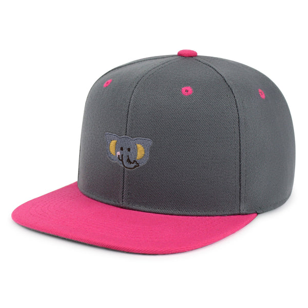 Elephant Snapback Hat Embroidered Hip-Hop Baseball Cap Zoo