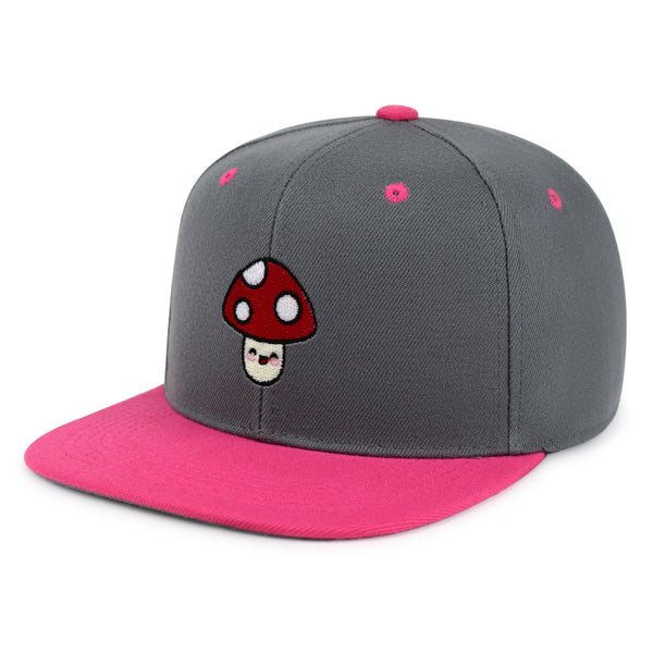 Mushroom Snapback Hat Embroidered Hip-Hop Baseball Cap Vegetable