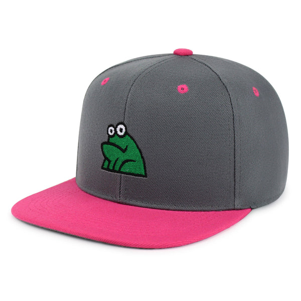 Frog Snapback Hat Embroidered Hip-Hop Baseball Cap Funny