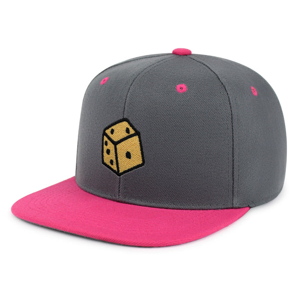 Dice Snapback Hat Embroidered Hip-Hop Baseball Cap Cute Board Game