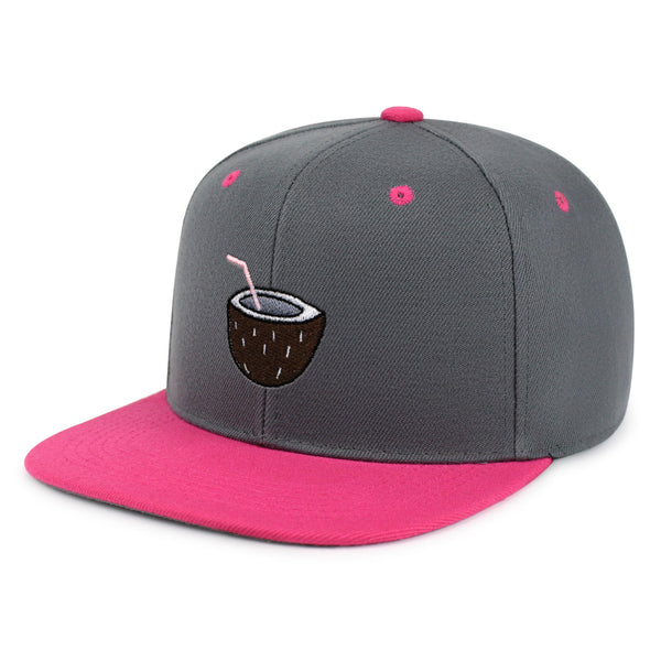 Coconut Snapback Hat Embroidered Hip-Hop Baseball Cap Juice Tree