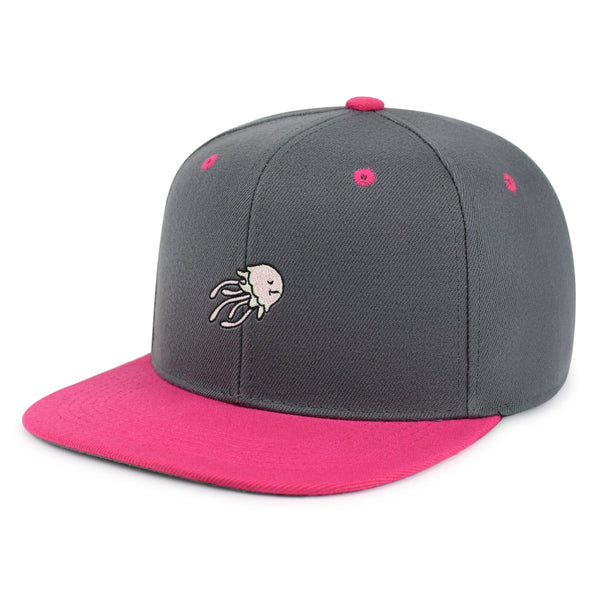 Jellyfish Snapback Hat Embroidered Hip-Hop Baseball Cap Fish Nature