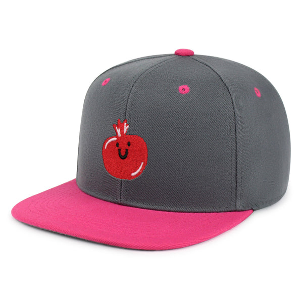 Pomegranate Snapback Hat Embroidered Hip-Hop Baseball Cap Fruit Grenade