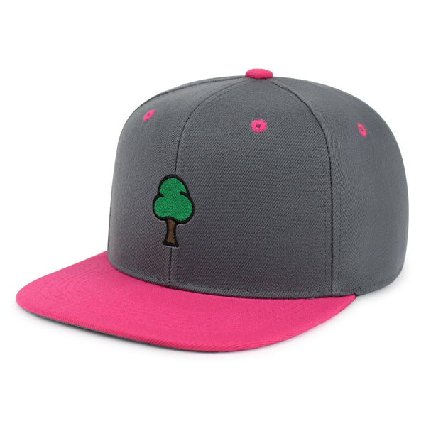 Tree  Snapback Hat Embroidered Hip-Hop Baseball Cap Green