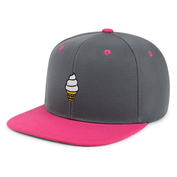 Ice cream Cone Snapback Hat Embroidered Hip-Hop Baseball Cap Cute