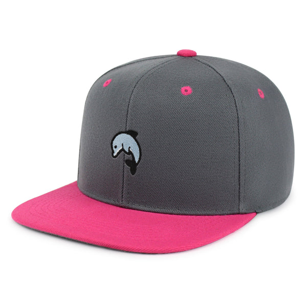 Dolphin Snapback Hat Embroidered Hip-Hop Baseball Cap Ocean Cute