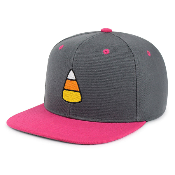 Candy Corn Snapback Hat Embroidered Hip-Hop Baseball Cap Snack Funny