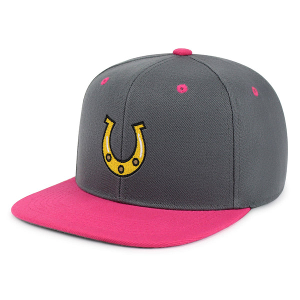 Horseshoe Snapback Hat Embroidered Hip-Hop Baseball Cap Cowboy