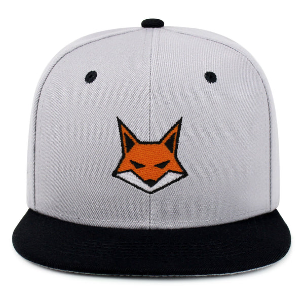 Fox Face Snapback Hat Embroidered Hip-Hop Baseball Cap Wild Animal