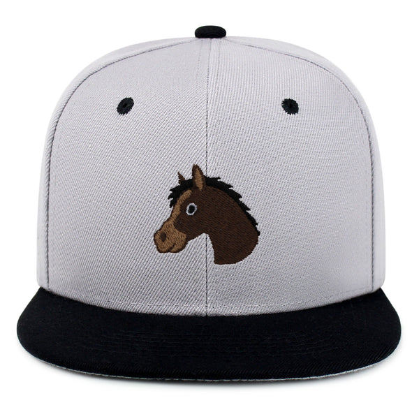 Horse Head Snapback Hat Embroidered Hip-Hop Baseball Cap Cowboy Zoo