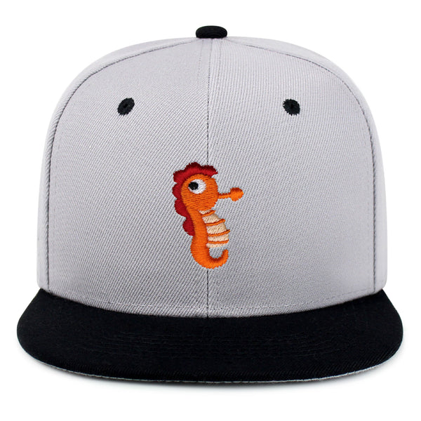 Sea Horse Snapback Hat Embroidered Hip-Hop Baseball Cap Ocean Fish