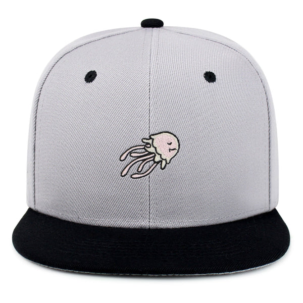 Jellyfish Snapback Hat Embroidered Hip-Hop Baseball Cap Fish Nature