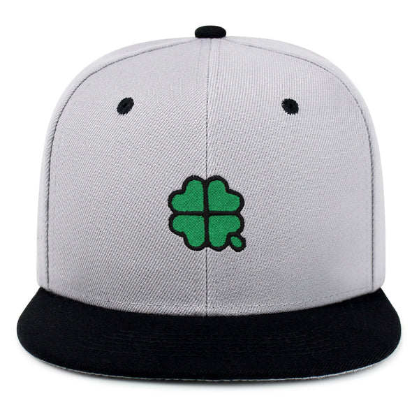 Four Leaf Clover  Snapback Hat Embroidered Hip-Hop Baseball Cap Clove Lucky