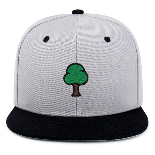 Tree  Snapback Hat Embroidered Hip-Hop Baseball Cap Green