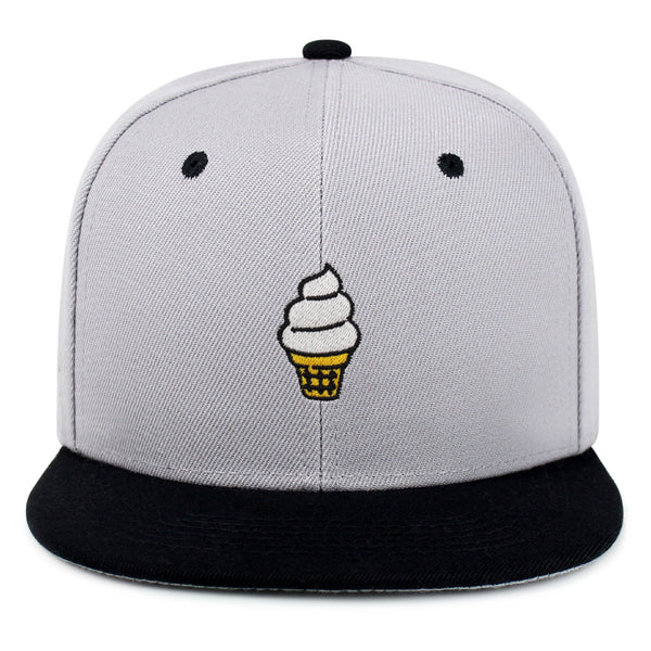 Ice cream Cone Snapback Hat Embroidered Hip-Hop Baseball Cap Cute