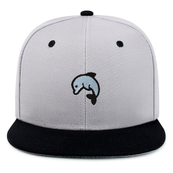 Dolphin Snapback Hat Embroidered Hip-Hop Baseball Cap Ocean Cute