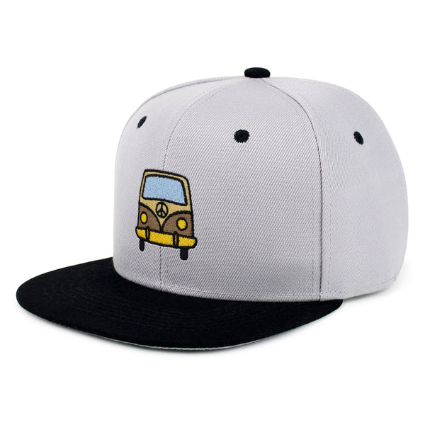 Hippie Van Snapback Hat Embroidered Hip-Hop Baseball Cap RV VW