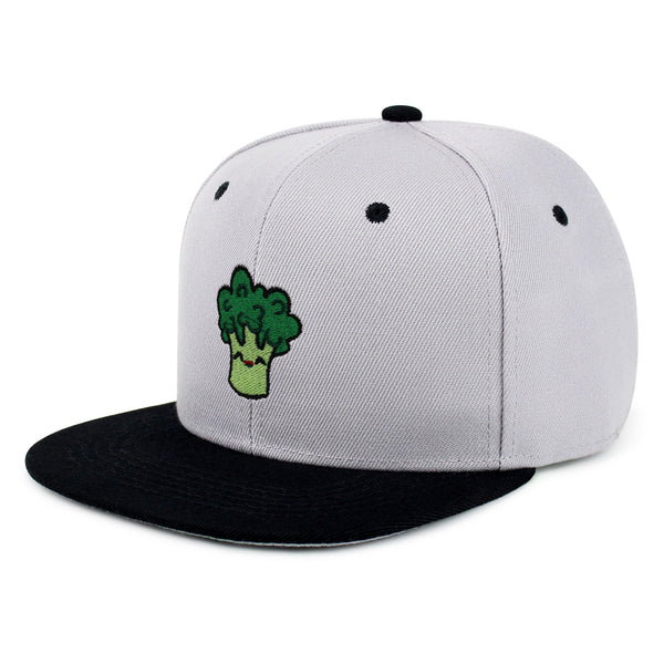 Broccoli Snapback Hat Embroidered Hip-Hop Baseball Cap Vegan Vegetable