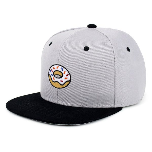 Donut Snapback Hat Embroidered Hip-Hop Baseball Cap Doughtnut Snack