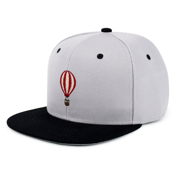 Hot Air Ballon Snapback Hat Embroidered Hip-Hop Baseball Cap Travel Fly Sky