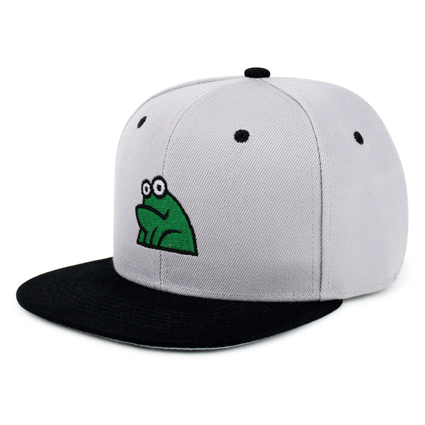 Frog Snapback Hat Embroidered Hip-Hop Baseball Cap Funny