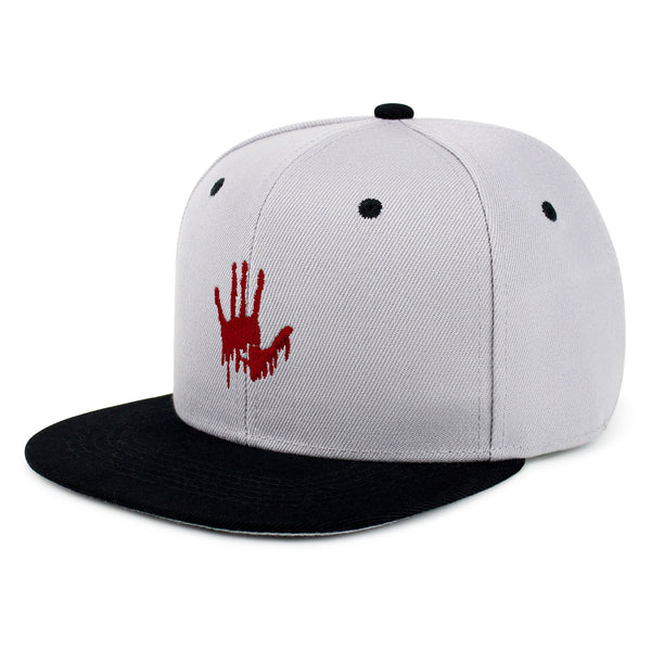 Bloody Hand Snapback Hat Embroidered Hip-Hop Baseball Cap Horror