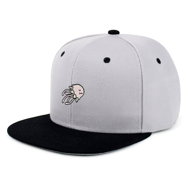 Jellyfish Snapback Hat Embroidered Hip-Hop Baseball Cap Fish Nature