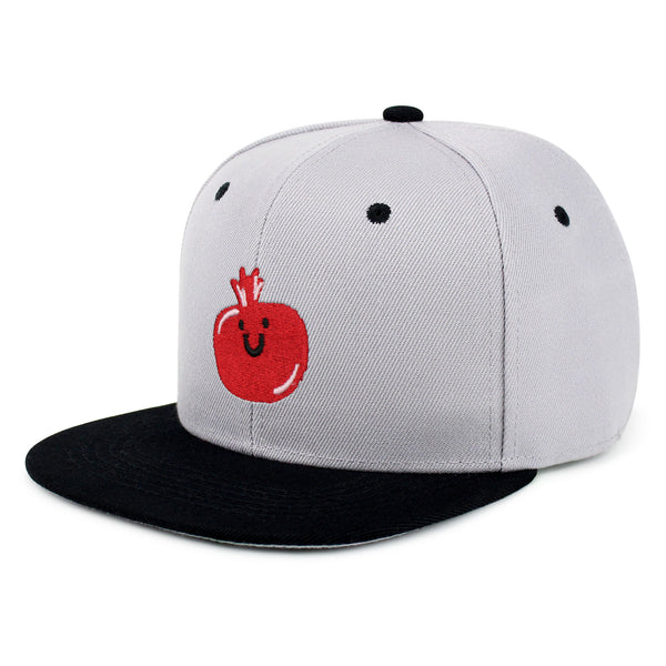 Pomegranate Snapback Hat Embroidered Hip-Hop Baseball Cap Fruit Grenade