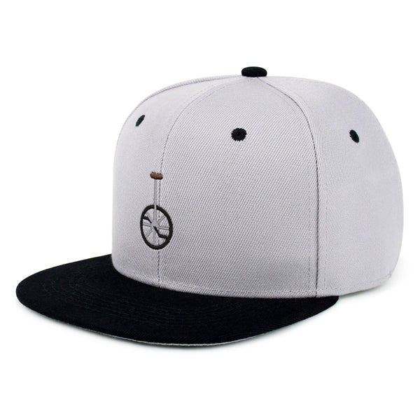 Unicycle Snapback Hat Embroidered Hip-Hop Baseball Cap Circus Bicycle