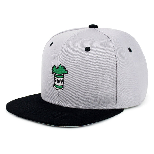 Spinach Leaf  Snapback Hat Embroidered Hip-Hop Baseball Cap Captain