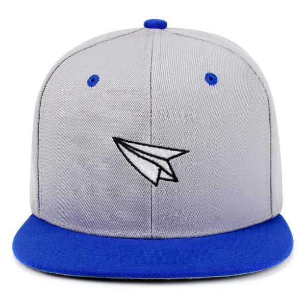 Paper Airplane Snapback Hat Embroidered Hip-Hop Baseball Cap Plane Sky