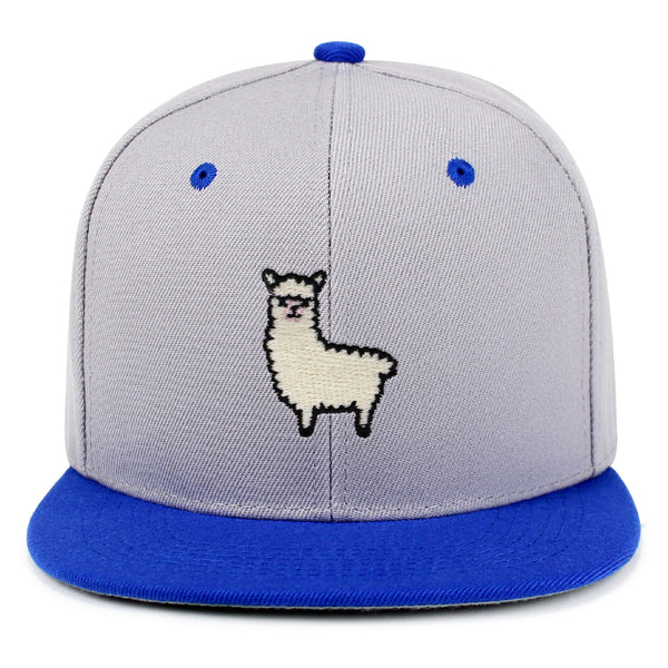 Alpaca Snapback Hat Embroidered Hip-Hop Baseball Cap Peru Peruvian
