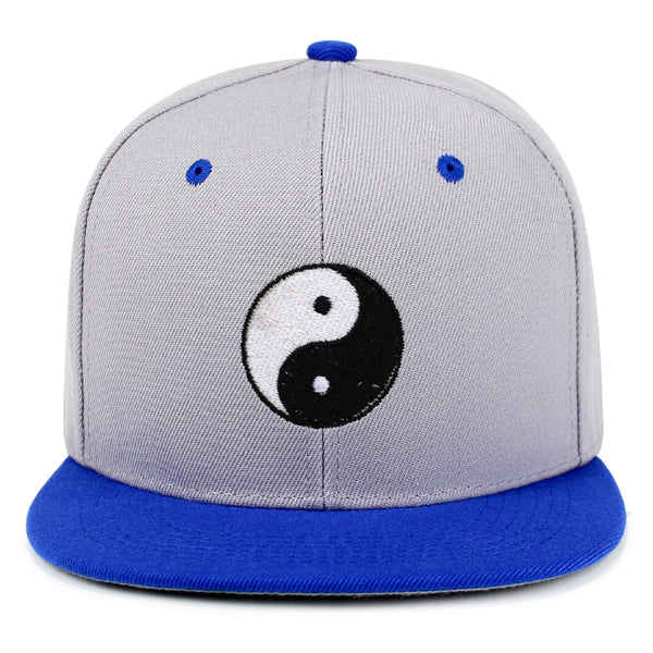 Ying Yang Snapback Hat Embroidered Hip-Hop Baseball Cap Asian Meditation