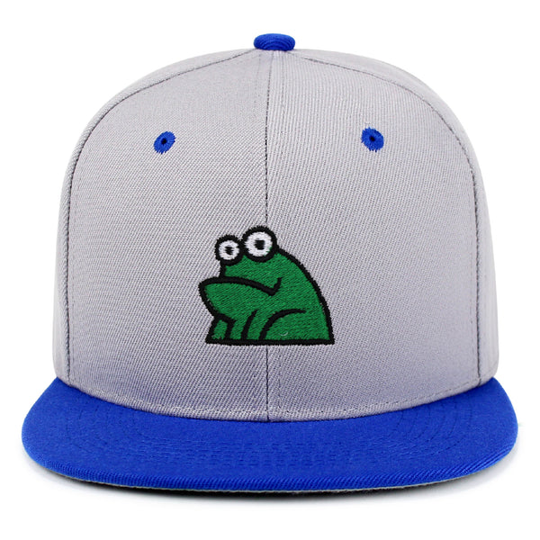 Frog Snapback Hat Embroidered Hip-Hop Baseball Cap Funny