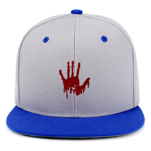 Bloody Hand Snapback Hat Embroidered Hip-Hop Baseball Cap Horror