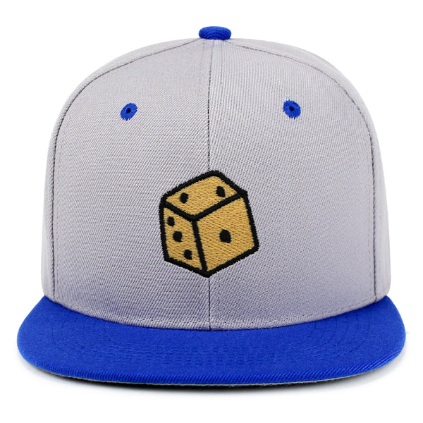 Dice Snapback Hat Embroidered Hip-Hop Baseball Cap Cute Board Game