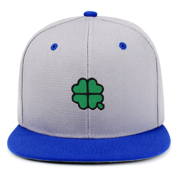 Four Leaf Clover  Snapback Hat Embroidered Hip-Hop Baseball Cap Clove Lucky