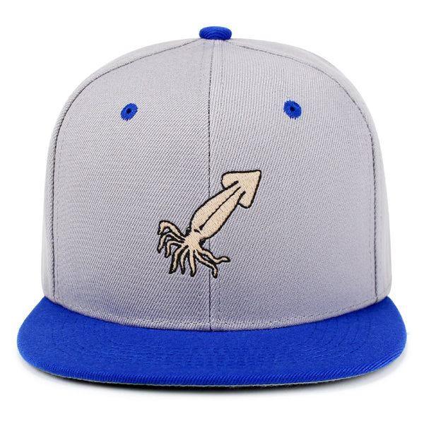 Squid Snapback Hat Embroidered Hip-Hop Baseball Cap Fishing