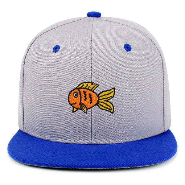 Goldfish Snapback Hat Embroidered Hip-Hop Baseball Cap Finding Fish