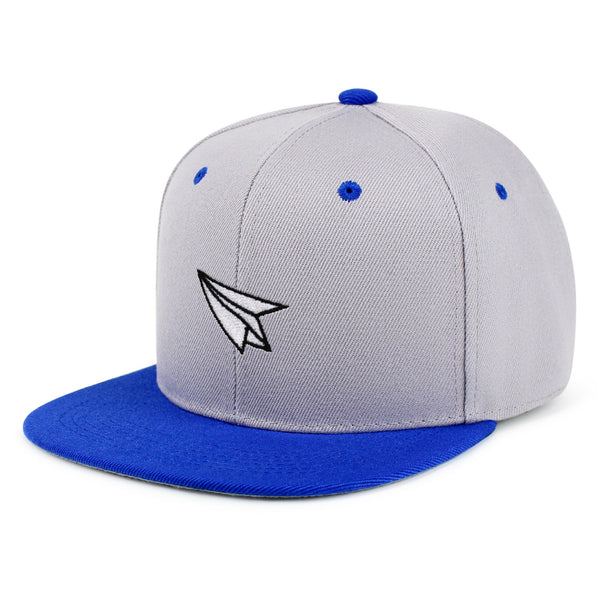 Paper Airplane Snapback Hat Embroidered Hip-Hop Baseball Cap Plane Sky