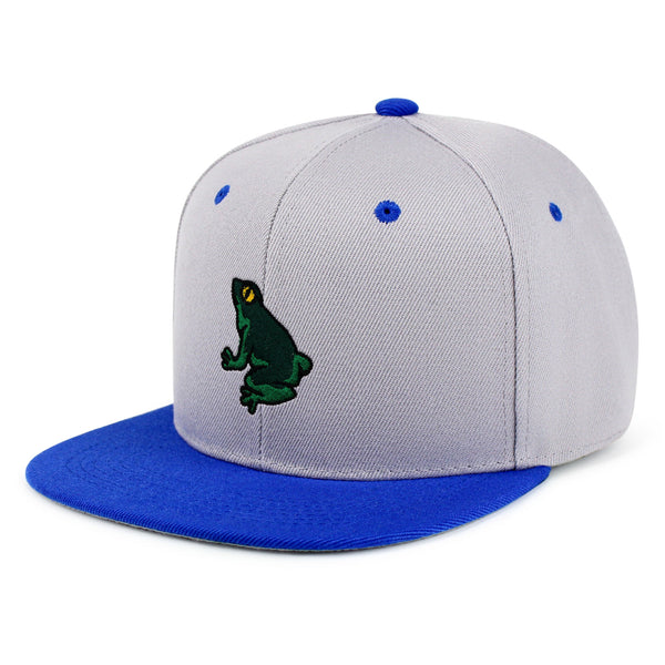 Frog Snapback Hat Embroidered Hip-Hop Baseball Cap Pond